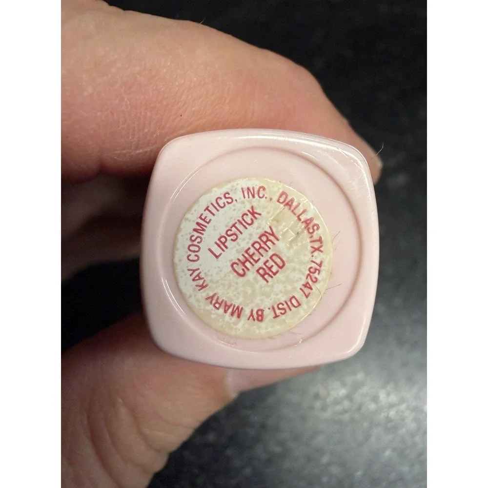 Vtg‎ New In Box Mary Kay Lasting Color Lipstick CHERRY RED 🍒 0.14oz NOS